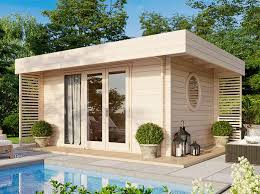 chalet bois pour jardin